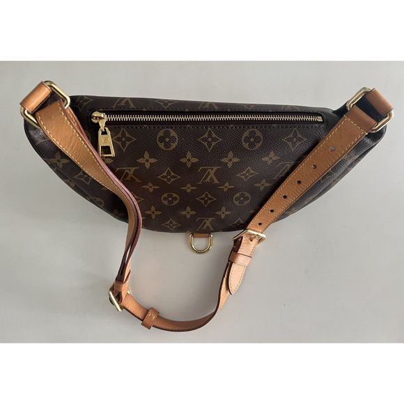 Louis Vuitton LV Monogram Bum Bag Waist Belt Crossbody Brown Canvas - Picture 10 of 10